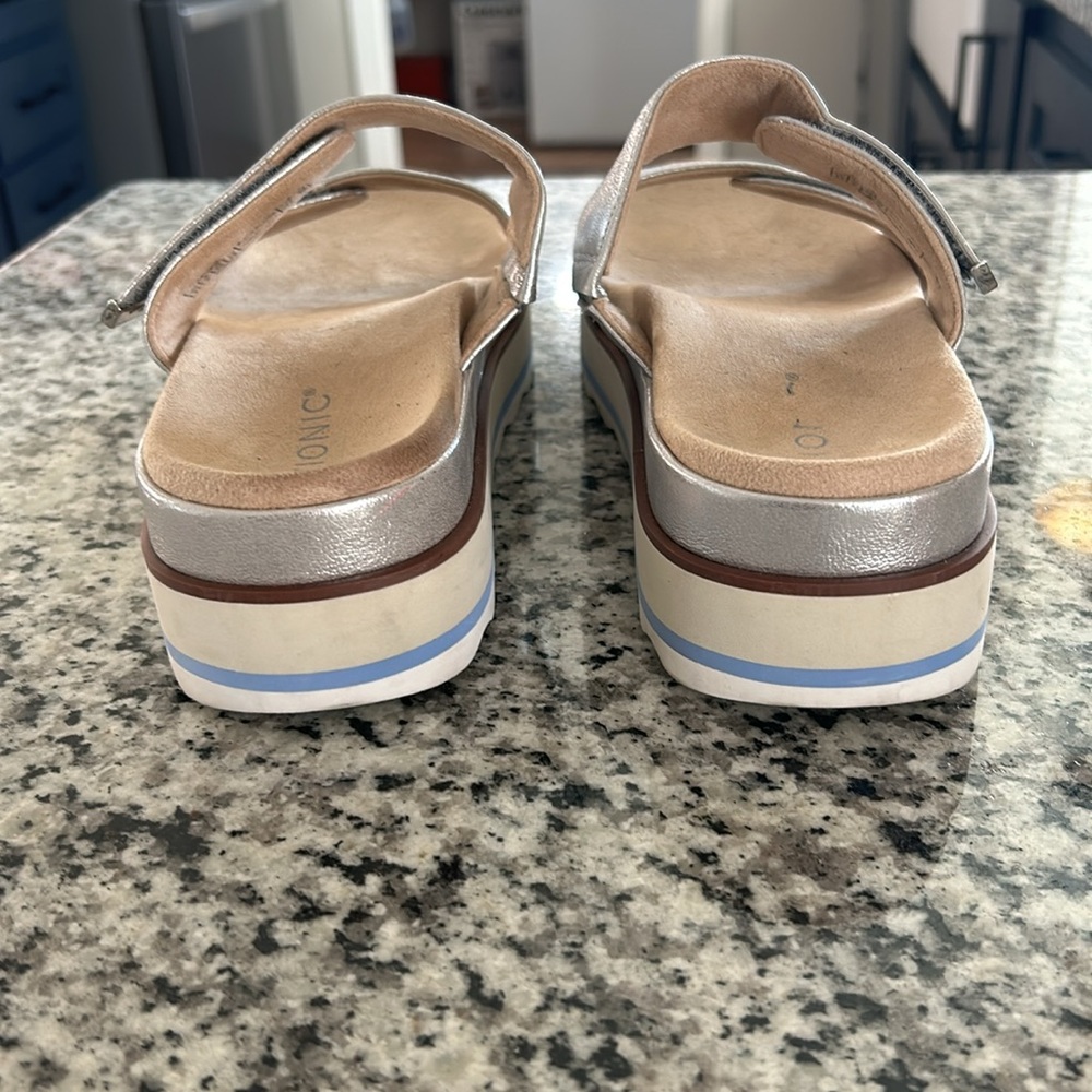 Vionic Silver Platform Sandals - image 8